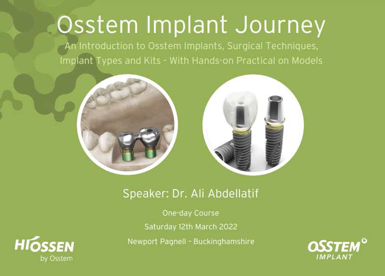 Osstem Implant Journey – Dr. Ali Abdellatif – Newport Pagnell