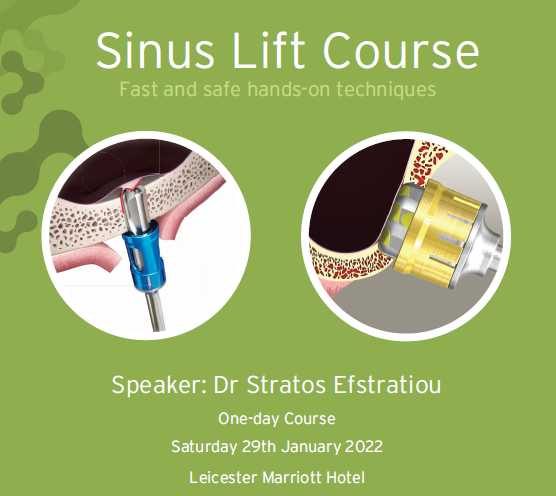 Sinus Lift Course – Dr Stratos Efstratiou – Leicester