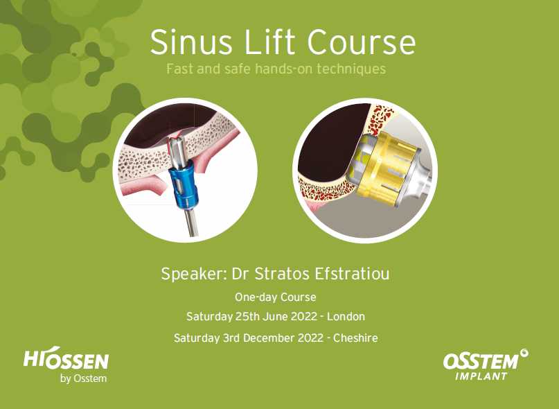 Sinus Lift Course – Dr Stratos Efstratiou – London